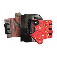 Рукавиці велосипедні дитячі відкриті Benotto LCL-K6596(Red/Grey) XS ORG