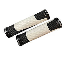 Ручки вело керма (грипси) VELO VLG-776AD3-L2-G2 AFT із замком білі ORG