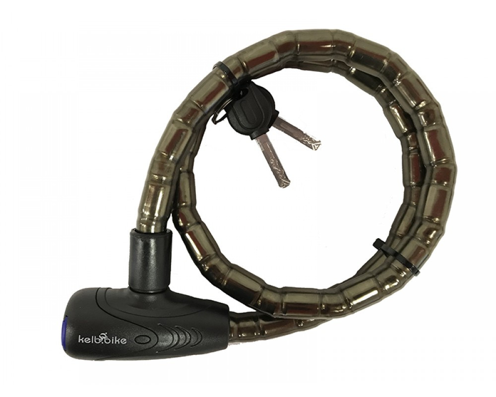 Замок TY250 18*1000 ключ, армований Чорний ORG, фото 1