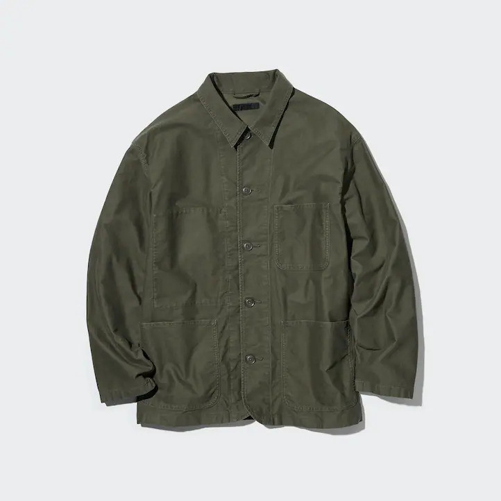 Джинсова куртка на ґудзиках UNIQLO 1159774307 (Зелений, XS), фото 1