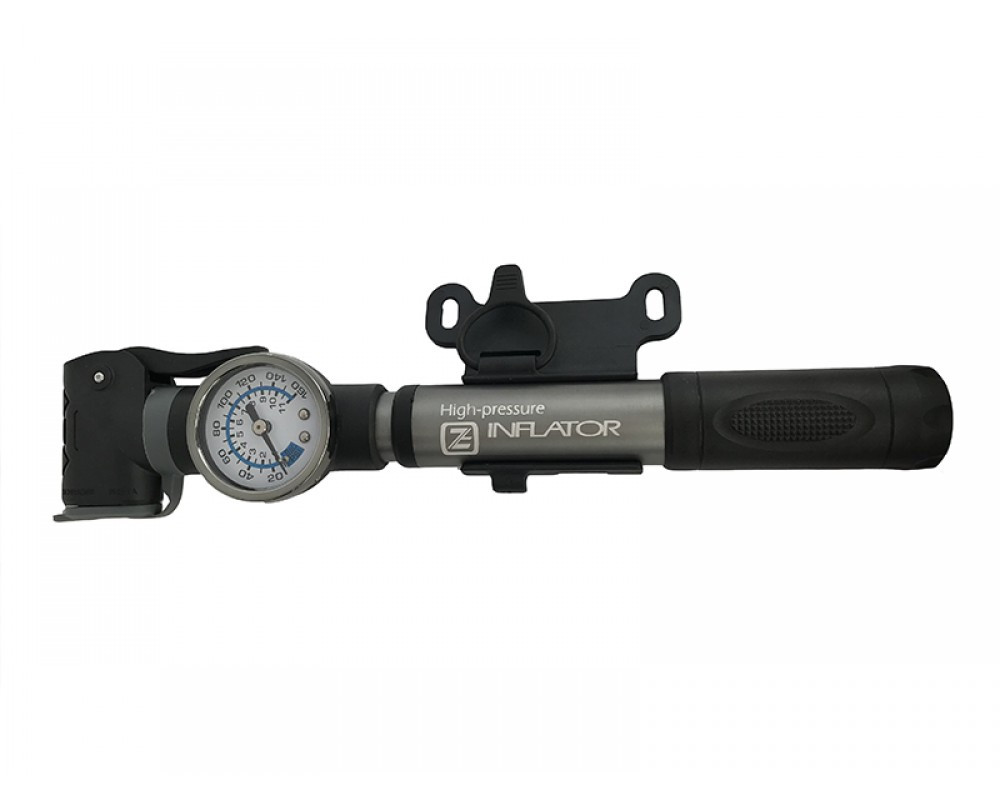 Насос ручний Z INFLATOR M25B-01A алюмінієвий ORG, фото 1