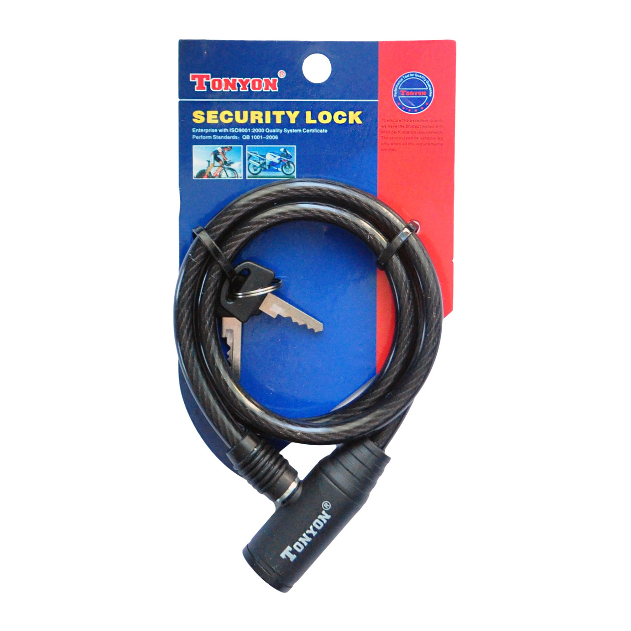 Замок Tonyon TY414 8 х 800 мм ключ ORG, фото 1