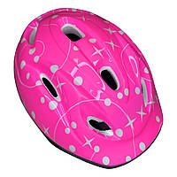 Шолом велосипедний дитячий "Зорочки" Рожевий ORG