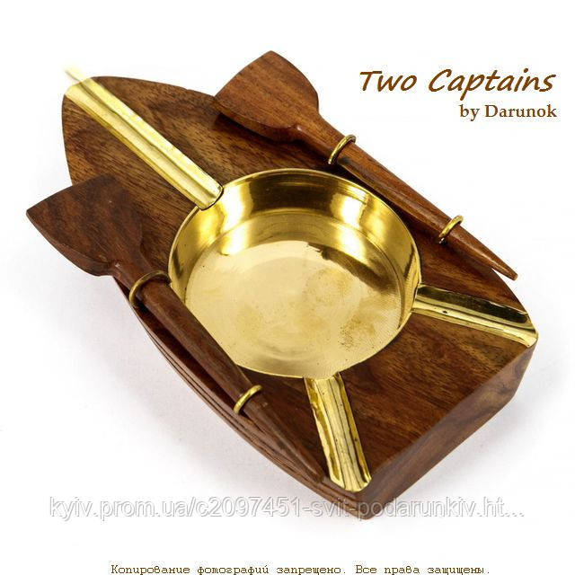 Незвичайна попільничка-кабель морський шлюп із веслами S8346, фото 1