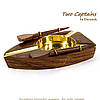 Незвичайна попільничка-кабель морський шлюп із веслами S8346, фото 3