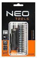 Neo Tools 04-228 Насадки прецизiйнi з тримачем, набiр 17 шт. Technohub - Гарант Качества