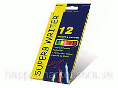 Кольорові олівці Marco "SUPERB WRITER", 12 кольорів 4100-12CB