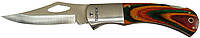 Topex Нож складной, фиксатор, лезвие 75 мм, держатель металлический и деревянные накладки, 170 мм Technohub -