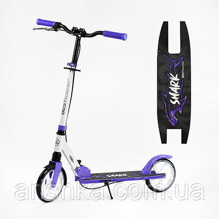 Двоколісний металевий самокат "SHARK" від “Best Scooter”, фото 1