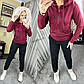 Жіночий базовий спортивний костюм з кофтою на блискавці та завуженими штанами (р. 42-50) 7052009, фото 5