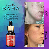 Сироватка для обличчя з азелаїновою кислотою проти акне та запалень Cos De BAHA Azelaic Acid 10% Serum 30 мл, фото 5