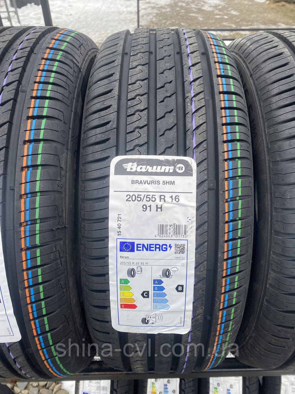 Літні шини 205/55 R16 91H BARUM BRAVURIS 5HM