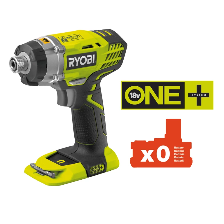 Ryobi Винтоверт ударный ONE+ RiD1801M 18В (без АКБ и ЗУ) Technohub - Гарант Качества - фото 5 - id-p1766969009