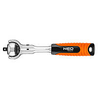 Neo Tools Ключ трещоточный 1/4", 360°, 72 зубца Technohub - Гарант Качества