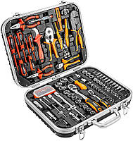 Neo Tools Набор инструментов, для электрика, 1000 В, 1/2", 1/4", CrV, 108 шт. Technohub - Гарант Качества