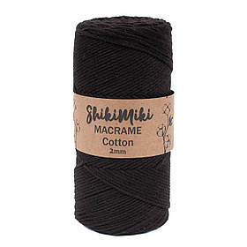Еко Шнур Cotton Macrame, колір Шоколадний