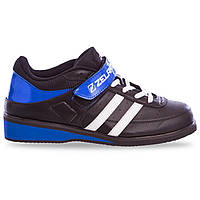 Штангетки обувь для тяжелой атлетики SP-Sport OB-1264 размер 42 черный-синий