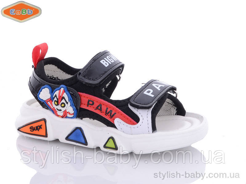 Дитяче літнє взуття гуртом. Дитячі босоніжки 2023 бренда EeBb для хлопчиків (рр. з 22 по 26)