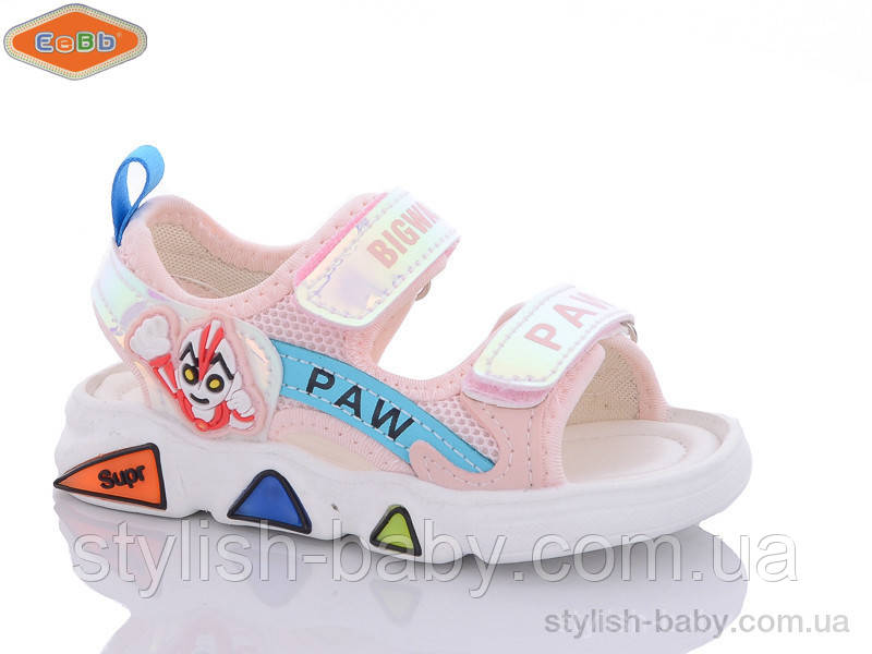 Дитяче літнє взуття гуртом. Дитячі босоніжки 2023 бренда EeBb для дівчаток (рр. з 22 по 26)