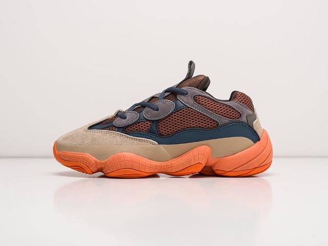 Кроссовки Adidas Yeezy 500 Enflame Orange Gray Navy фото