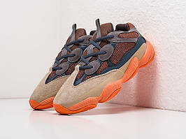 Кросівки Adidas Yeezy 500 Enflame Orange Gray Navy (Модні демісезонні кросівки Адідас Ізі 500 жовтогарячі), 42