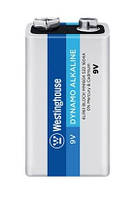 Лужна батарейка Westinghouse Dynamo Alkaline 9V/6LR61 Крона 1шт/уп shrink