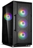 Zalman Корпус I3 NEO BLACK, без БЖ, 1xUSB3.0, 2xUSB2.0, 4x120mm RGB fans, TG Side Panel, ATX, Black  Technohub - Гарант Якості