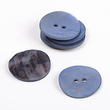 Гудзики Drops Round blue 20 мм (№612)
