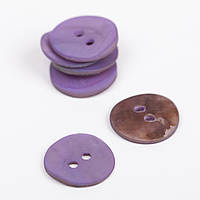 Пуговицы Dropd Round purple 15 мм (№619)