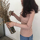 Повсякденна кофта з акцентом на грудях і довгими рукавами (р. 42-46) 10043118, фото 2