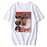 Футболка белая 50 Cent Vintage Look T-Shirt XS