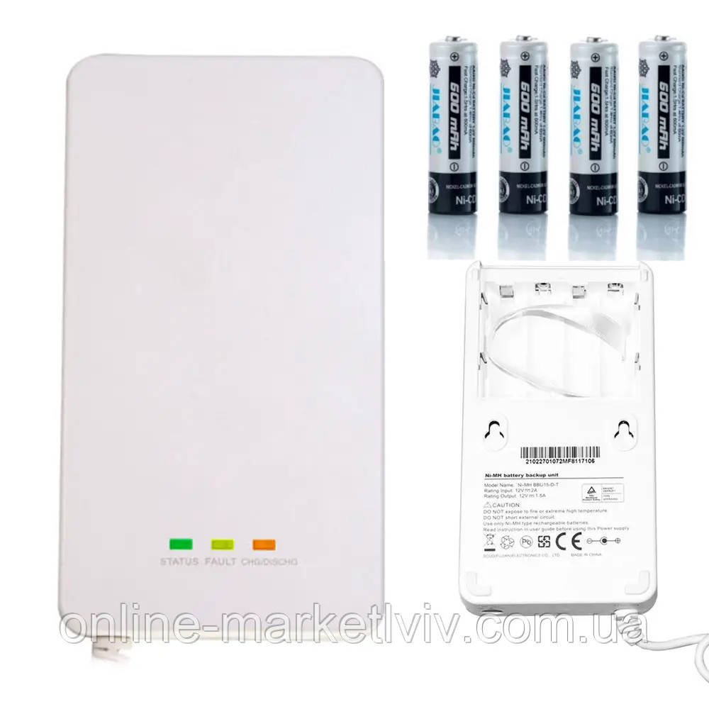 Зарядное устройство для аккумулятора АА, 12В, mini UPS BBU15-DT ...