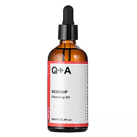 Гідрофільна олія для обличчя на основі шипшини Q+A Rosehip Cleansing Oil 100 мл