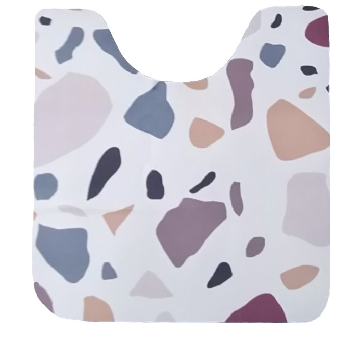 Rилимок у туалет під унітаз на гумовій основі 50х50 см v11, фото 1