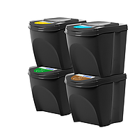 Набір контейнерів для сортування відходів Noveen GSB254 - Vida-Shop