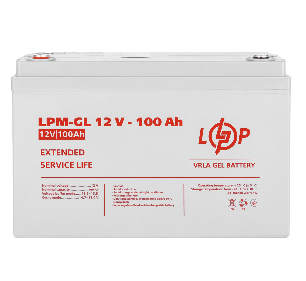Акумулятор Logic Power LPMGL 12V100 Ah Акумулятор гелевий Logic