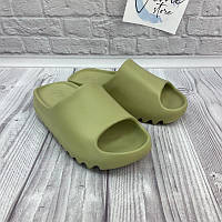 Сланці ізі Yeezy Slide Olive,літні шлепки сланці ізі на високій підошві 36-43р.