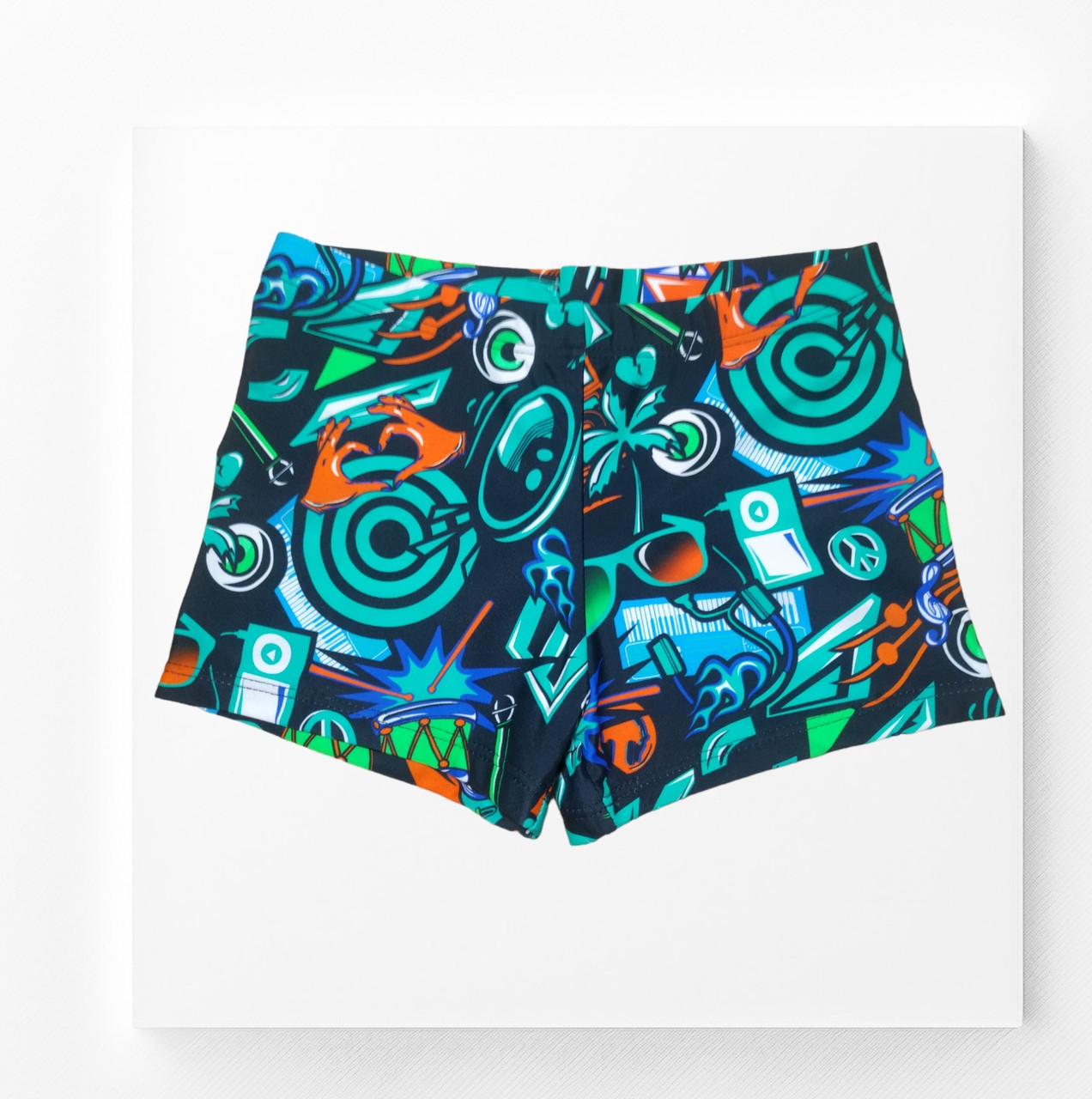 Плавки шорти купальні для хлопчика яскраві  Розміри 116 122 134 140 152, фото 1