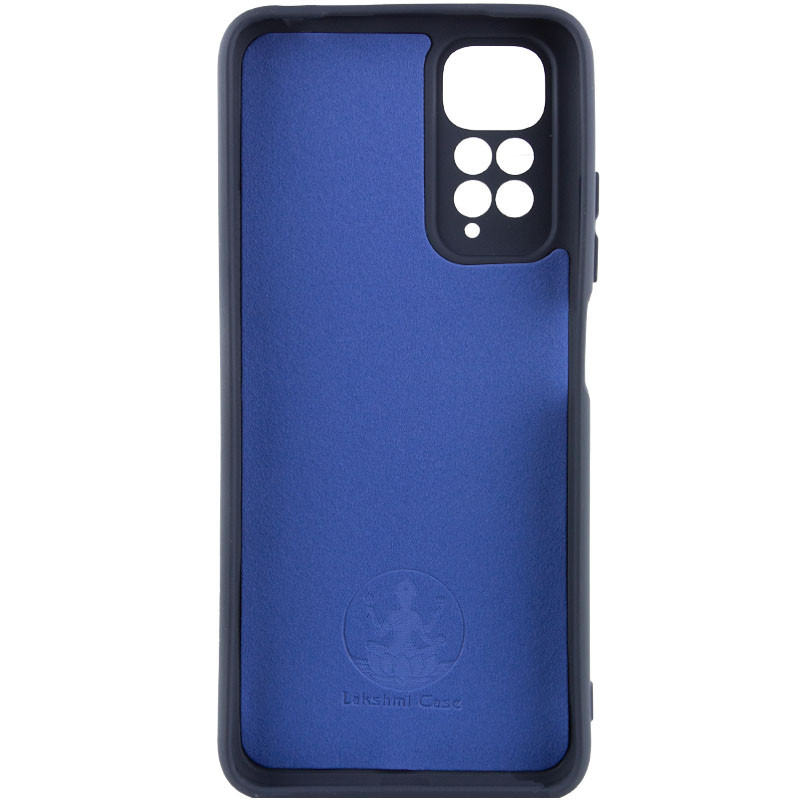 Чехол Silicone Cover Lakshmi Full Camera (A) для Xiaomi Redmi 10 Full camera, Черный / Black Синій / Midnight Blue - фото 2 - id-p1724462115