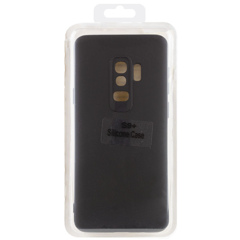 Чохол Silicone Cover Lakshmi Full Camera (A) для Samsung Galaxy S9+ Чорний / Black, Full camera - фото 5 - id-p1767029333