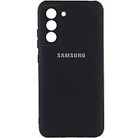 Чохол Silicone Cover My Color Full Camera (A) для Samsung Galaxy S21 Чорний / Black, Full camera