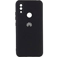 Чохол Silicone Cover My Color Full Camera (A) для Huawei P Smart+ (nova 3i) Чорний / Black, Full camera