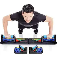 Портативная переносная доска платформа для отжиманий Foldable push up training Board JT006