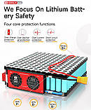 BMS smart плата DaLy для LiFePO4 акумуляторів 48V 16S 100A симетрія з Bluetooth (BMS контролер, БМС плата), фото 8