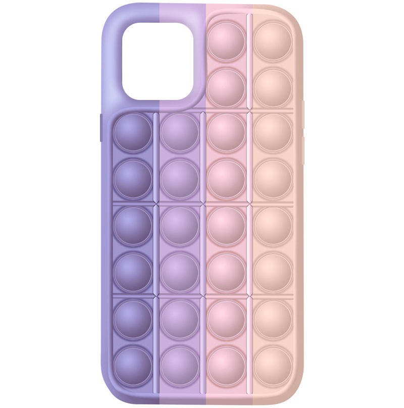 Cиликоновый 3D чохол-антистресс Pop it для Apple iPhone 11 (6.1") 2 - фото 1 - id-p1764406564