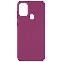 Уцінка Чохол Silicone Cover Full without Logo (A) для Samsung Galaxy A21s Естетичний дефект / Бордовий /