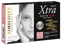 Комплексний підхід для краси шкіри та волосся XTRA Skin & Hair, 60 шт