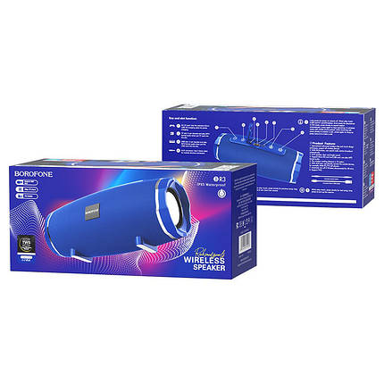 Bluetooth-колонка Borofone BR3 (Синій), фото 4