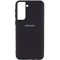 Чохол Silicone Cover My Color Full Protective (A) для Samsung Galaxy S21 Чорний / Black