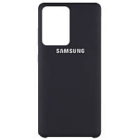 Чохол Silicone Cover (AAA) для Samsung Galaxy S20 Ultra Чорний / Black